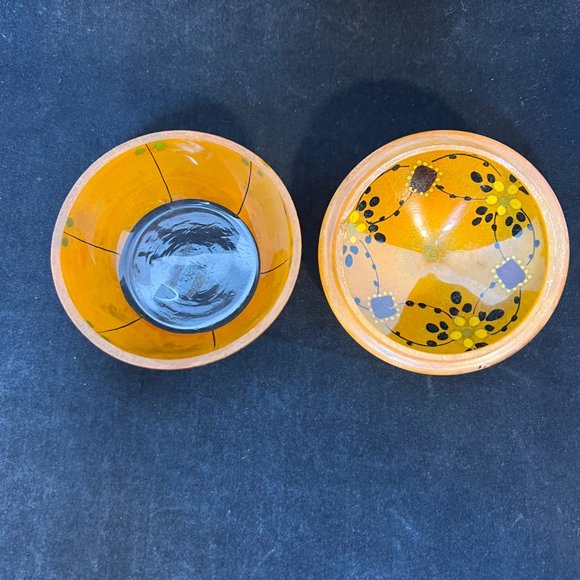 Vintage Art Deco Czech Vanity Set 2 Perfume Atomizer & Dresser Jar - Picture 7 of 8